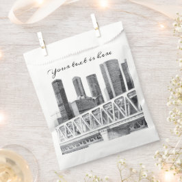 Metrobrücke zeichnend Stift Geschenktütchen