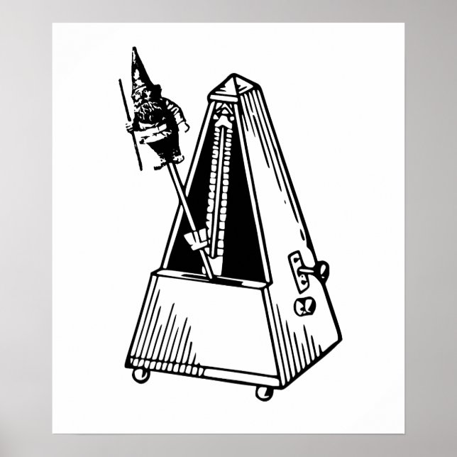 Metrognome Musical Metronome Poster (Vorne)