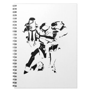 Metroid Dread 2021 Samus-Design Notizblock