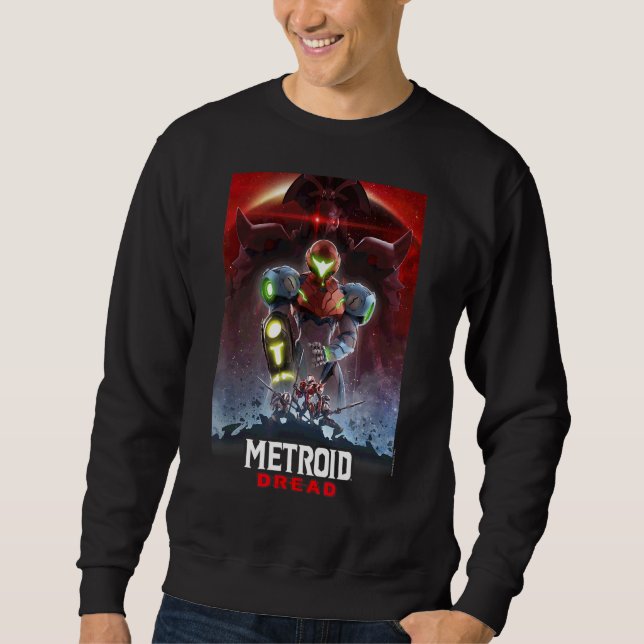 Metroid Dread Galactic Group Gaming Poster Sweatshirt (Vorderseite)
