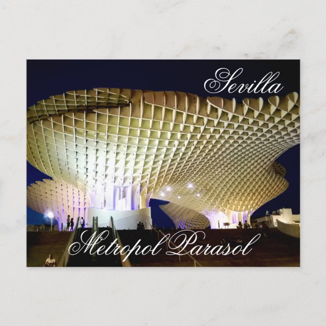 Metropol Parasol, Sevilla Postkarte (Vorderseite)
