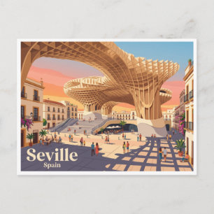 Metropol Parasol Sevilla Spanien Postkarte