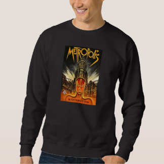 Metropole-Film-Plakatschwarz-Sweatshirt Sweatshirt