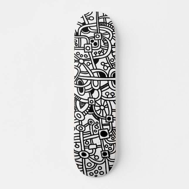 Metropole I - Holz Skateboard (Vorne)