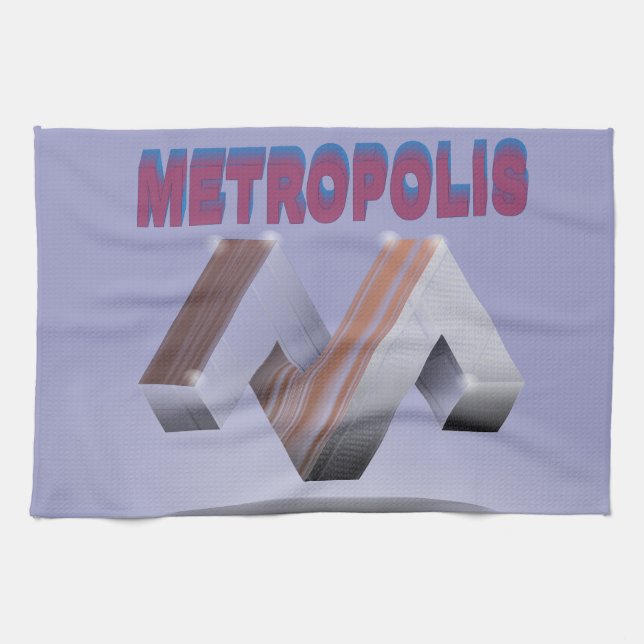 Metropole Küchentuch (Horizontal)
