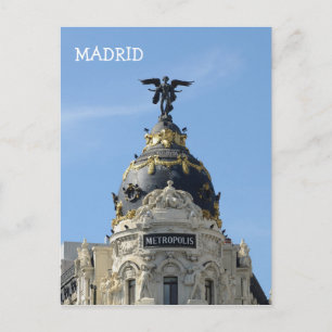 Metropole, Madrid Postkarte