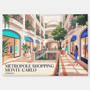 Metropole Shopping Monte-Carlo Monaco Magnet
