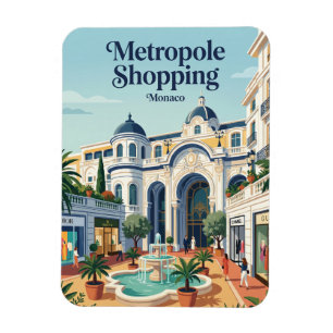 Metropole Shopping Monte-Carlo Monaco Magnet
