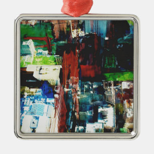 Metropole VIII Silbernes Ornament