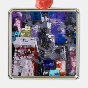 Metropole VIIII Silbernes Ornament