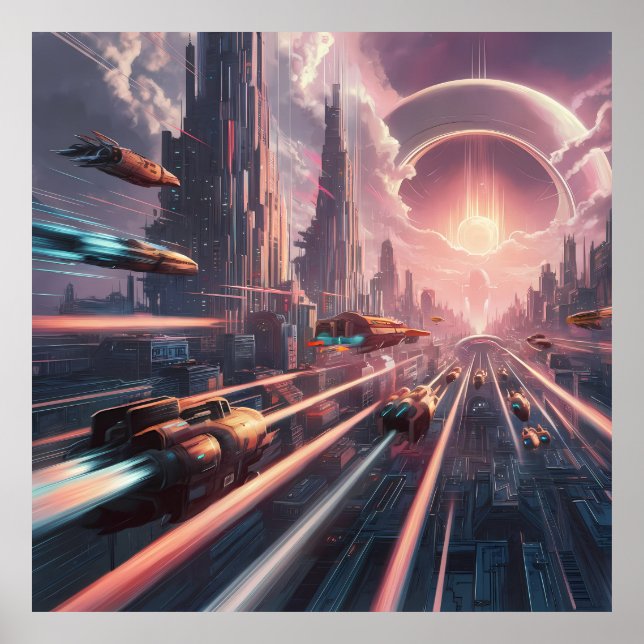 Metropole von morgen poster (Vorne)