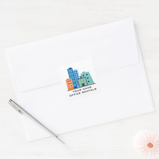 Métropolis autocollants pour le marché immobilier  (Enveloppe)