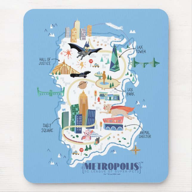Metropolis - Geschichtsbuch Mousepad (Vorne)