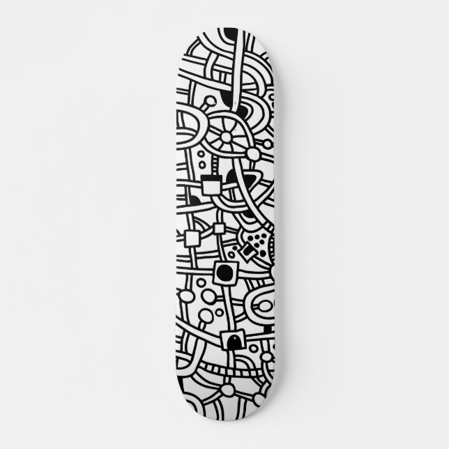 Metropolis II - Holz Skateboard (Vorne)