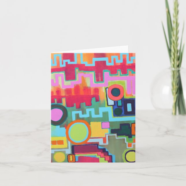 Metropolis-leere Karte (Vorderseite)