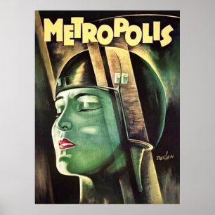 Metropolis Vintage-Film   Poster