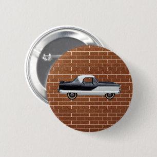 Metropolitan Black and White Nash Button