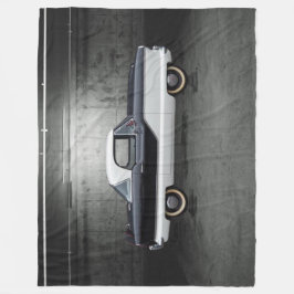 Metropolitan Black and White Nash Fleecedecke