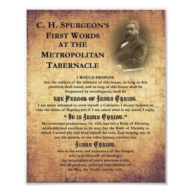 Metropolitan Tabernacle First Words Foto (Vorne)