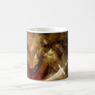 Mettez dessus l'armure de la tasse de guerrier de