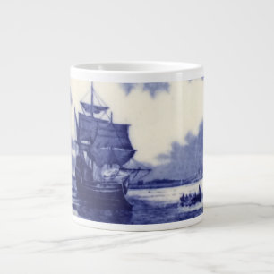 Mettez la fleur printanière sur votre tasse :