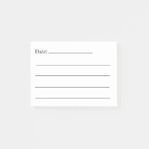 Mettez une date dessus ! Post-It Notes
