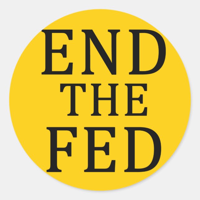 METTRE FIN AU Sticker FED (Devant)