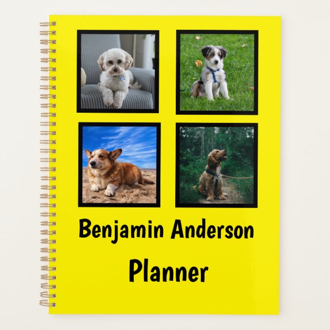 Mettre mes photos de chiens sur le planificateur (Devant)