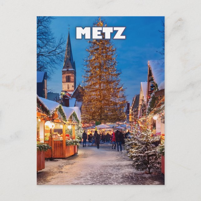 Metz Christmas Magic Postkarte (Vorderseite)