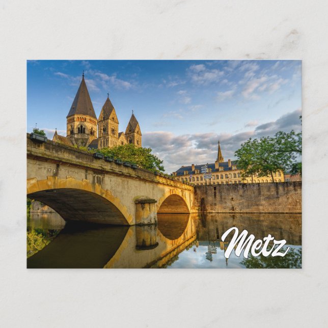 Metz, Frankreich Postkarte (Vorderseite)