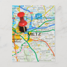 Metz, Frankreich Postkarte
