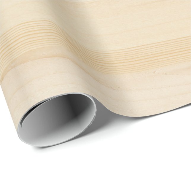 Metzger-Block - blondes Holz Geschenkpapier (Rolleneckpunkt)