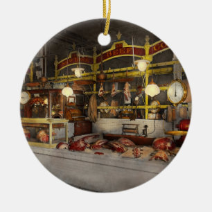 Metzger - Fleischparty 1926 Keramikornament
