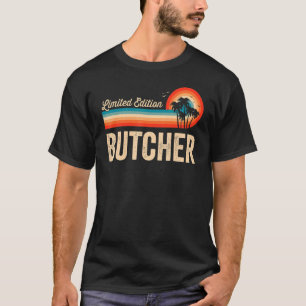 Metzger Geburtstag Retro Vintage Männer Frauen Vat T-Shirt