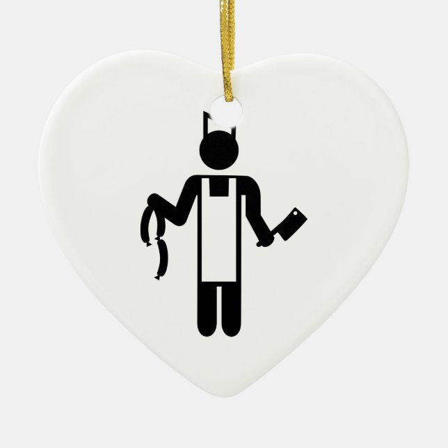 Metzger Keramikornament (Vorne)