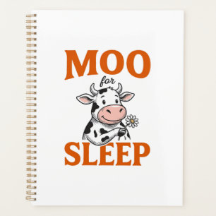 Meugler Pour Dormir Mignon Vache Design De T-Shirt