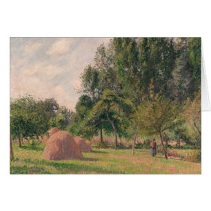 Meules de foin de Camille Pissarro  , matin,
