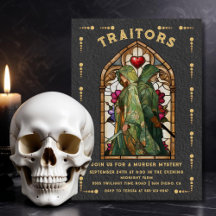 Meurtre de la carte de tarot des traîtres au vitra