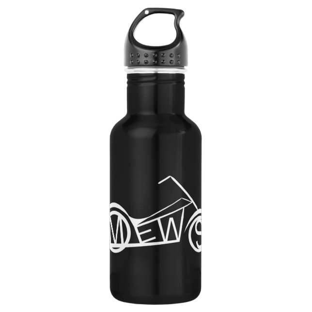mews edelstahlflasche (Vorderseite)