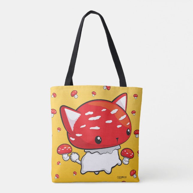 Mewshroom Taschentasche Tasche (Rückseite)