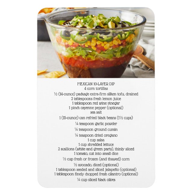 Mexican 10-Layer Dip Magnet (Vertikal)