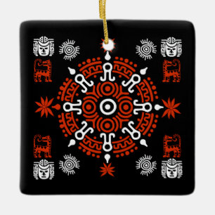 Mexican Aztec Art Wohngestaltung Keramikornament
