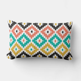 Mexican Aztec Tribal Print Ikat Diamond Muster Lendenkissen
