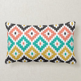 Mexican Aztec Tribal Print Ikat Diamond Muster Lendenkissen