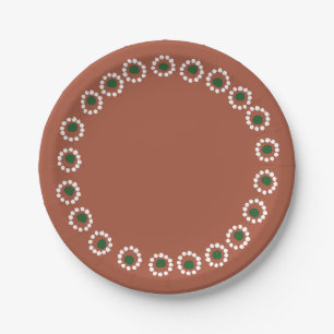 Mexican Boho Barro Pappteller