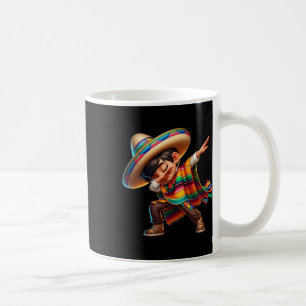 Mexican Boy Dabbing Poncho Cinco De Mayo 2 Kaffeetasse