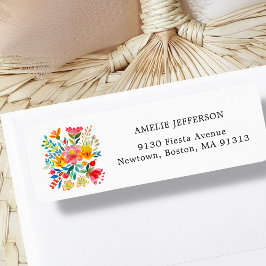 Mexican Bright Floral Fiesta Adresse