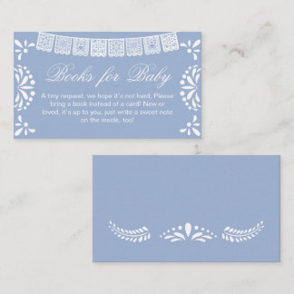 Mexican Cielito Lindo Baby Shower Books for Baby Begleitkarte
