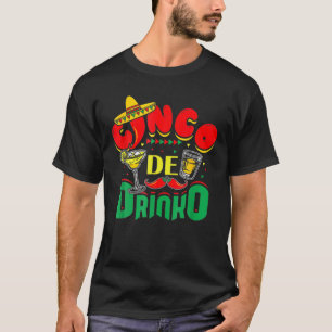 Mexican Cinco De Mayo Hat History Month Period Lov T-Shirt