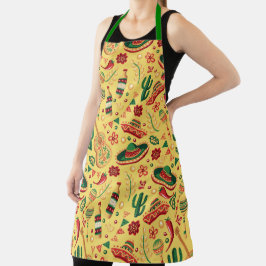 Mexican Cinco De Mayo Pattern Apron Schürze